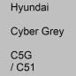 Preview: Hyundai, Cyber Grey, C5G / C51.